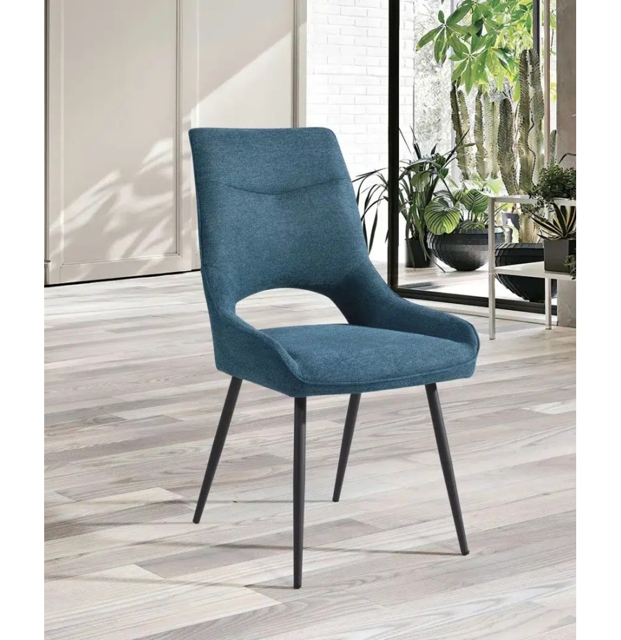 Chaise Silène en tissu | 4 coloris & confort Chaise Silène en tissu | 4 coloris & confort