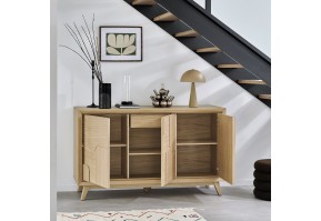 Enfilade 3 Portes Rivage | Chêne – 170 cm