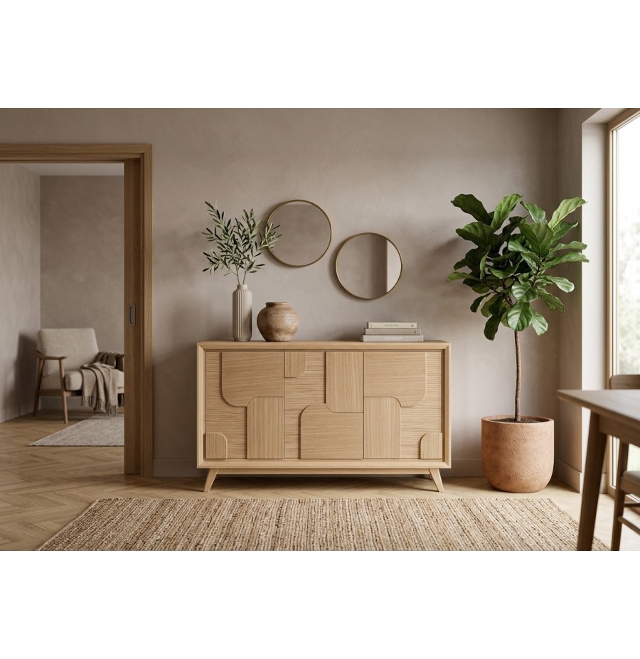 Enfilade 3 Portes Rivage | Chêne – 170 cm Enfilade 3 Portes Rivage | Chêne – 170 cm