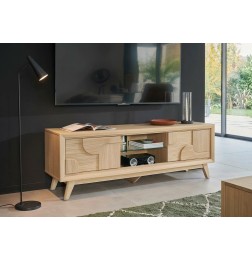 Meuble TV-Hifi 2 Portes Rivage en Chêne | 170 cm