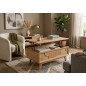 Table de Salon Rivage Relevable en Chêne | 105 cm