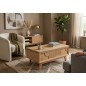 Table de Salon Rivage Relevable en Chêne | 105 cm Table de Salon Rivage Relevable en Chêne | 105 cm