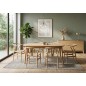 Table Tonneau Rivage en Chêne avec Allonges | 180 cm