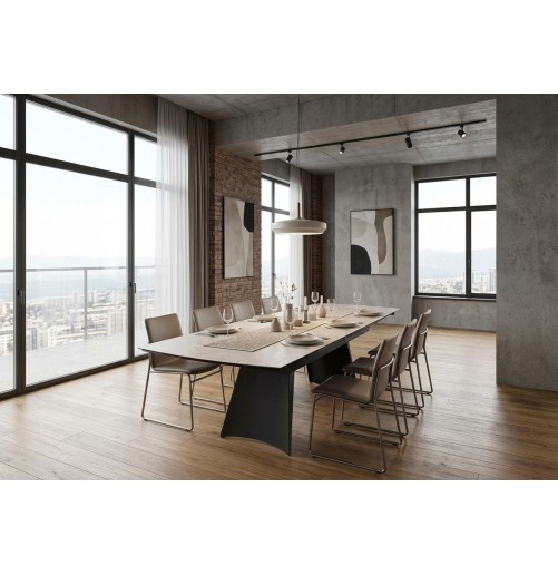 Table Athena 170 cm en Céramique Extensible | 255 cm