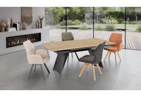 Table Azalée 200 cm en Céramique Extensible | 295 cm