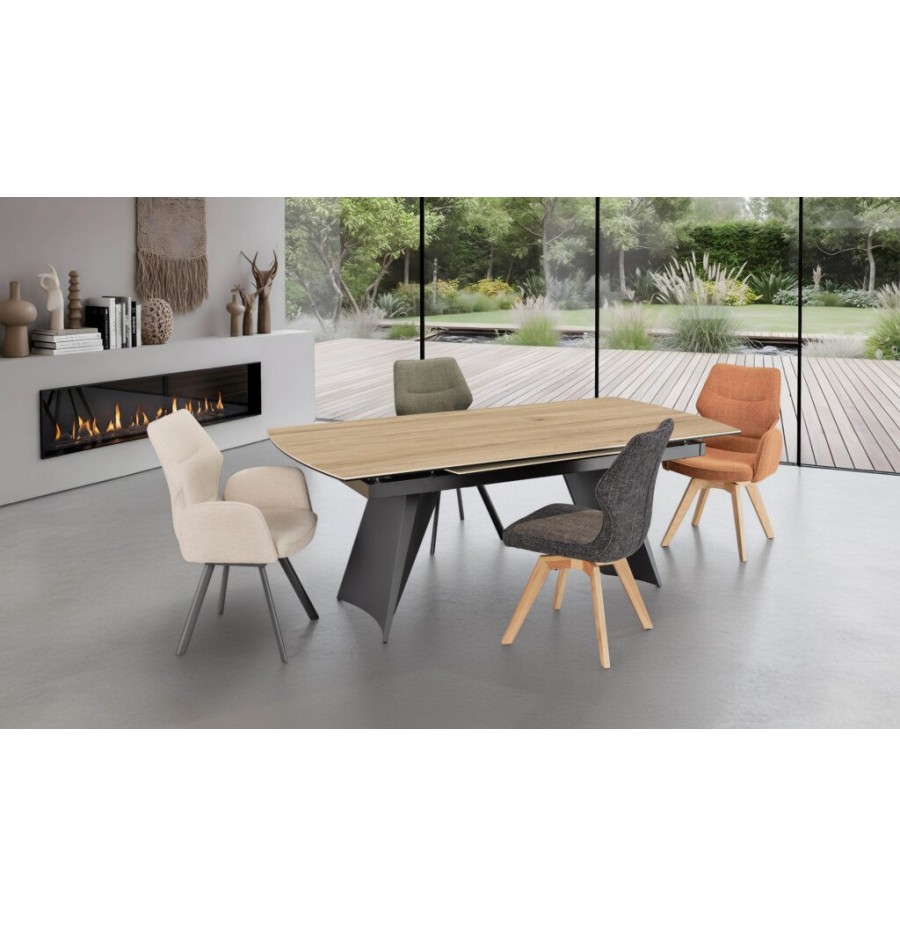 Table Athéna 200 cm en Céramique Extensible | 295 cm Table Athéna 200 cm en Céramique Extensible | 295 cm