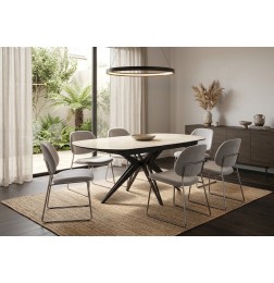 Table Némésis 130 cm en Céramique Extensible | 190 cm