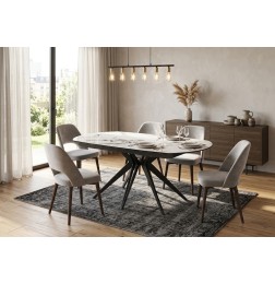 Table Némésis 130 cm en Céramique Extensible | 190 cm