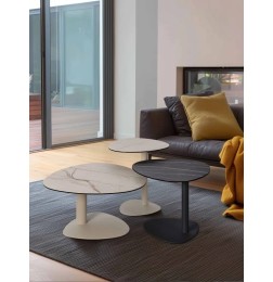 Table de salon Lagos en céramique | Design contemporain