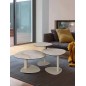 Table de salon Lagos en céramique | Design contemporain