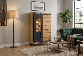 Vitrine 3 portes Sunset – 110 cm