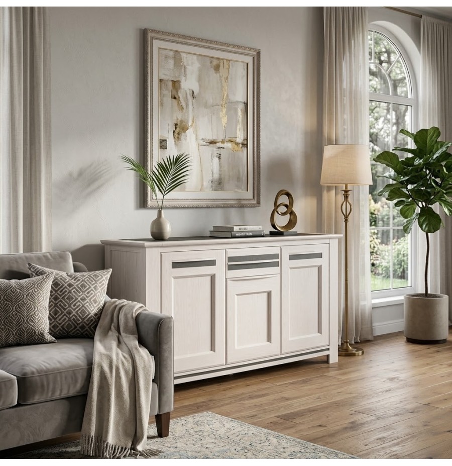 Enfilade 3 portes + 1 tiroir Malaga | 203 cm