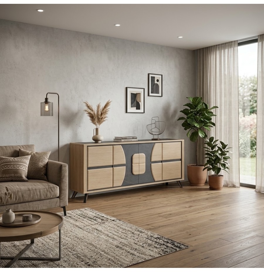 Enfilade 4 portes Omega | 230 cm