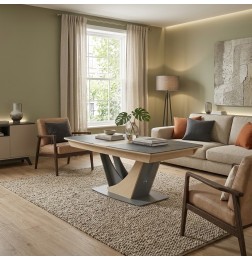 Table tonneau céramique Omega  | 160 cm