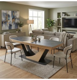 Table 3 allonges céramique Omega | 220 cm