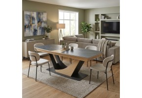Table 3 allonges céramique Omega | 220 cm