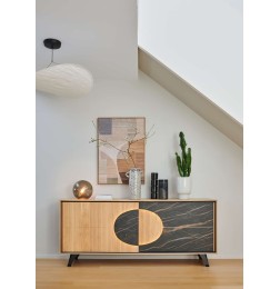 Enfilade Sphère 2 portes coulissantes | 189 cm