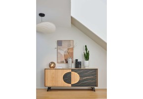 Enfilade Sphère 2 portes coulissantes | 189 cm