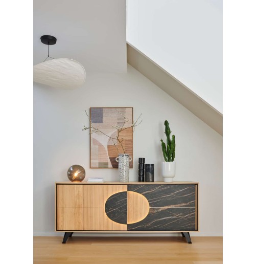 Enfilade Sphère 2 portes coulissantes | 189 cm
