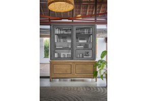 Corps bas de bibliothèque Jazz dessus bois