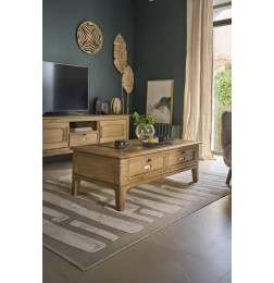 Table basse Jazz relevable dessus bois