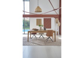 La Table de repas Jazz dessus bois | 180 cm