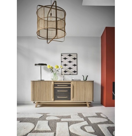 Enfilade Tango 3 portes, 1 tiroir | 190 cm