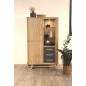 Armoirette Tango 2 portes rideau, 1 porte battante