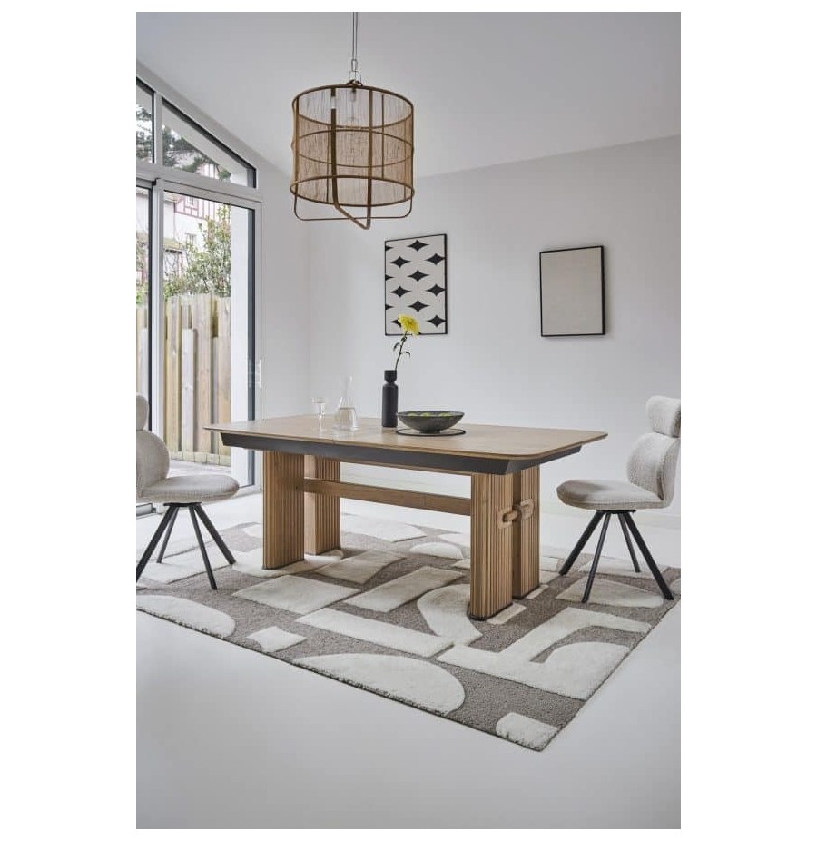 Table repas L.180 cm dessus bois